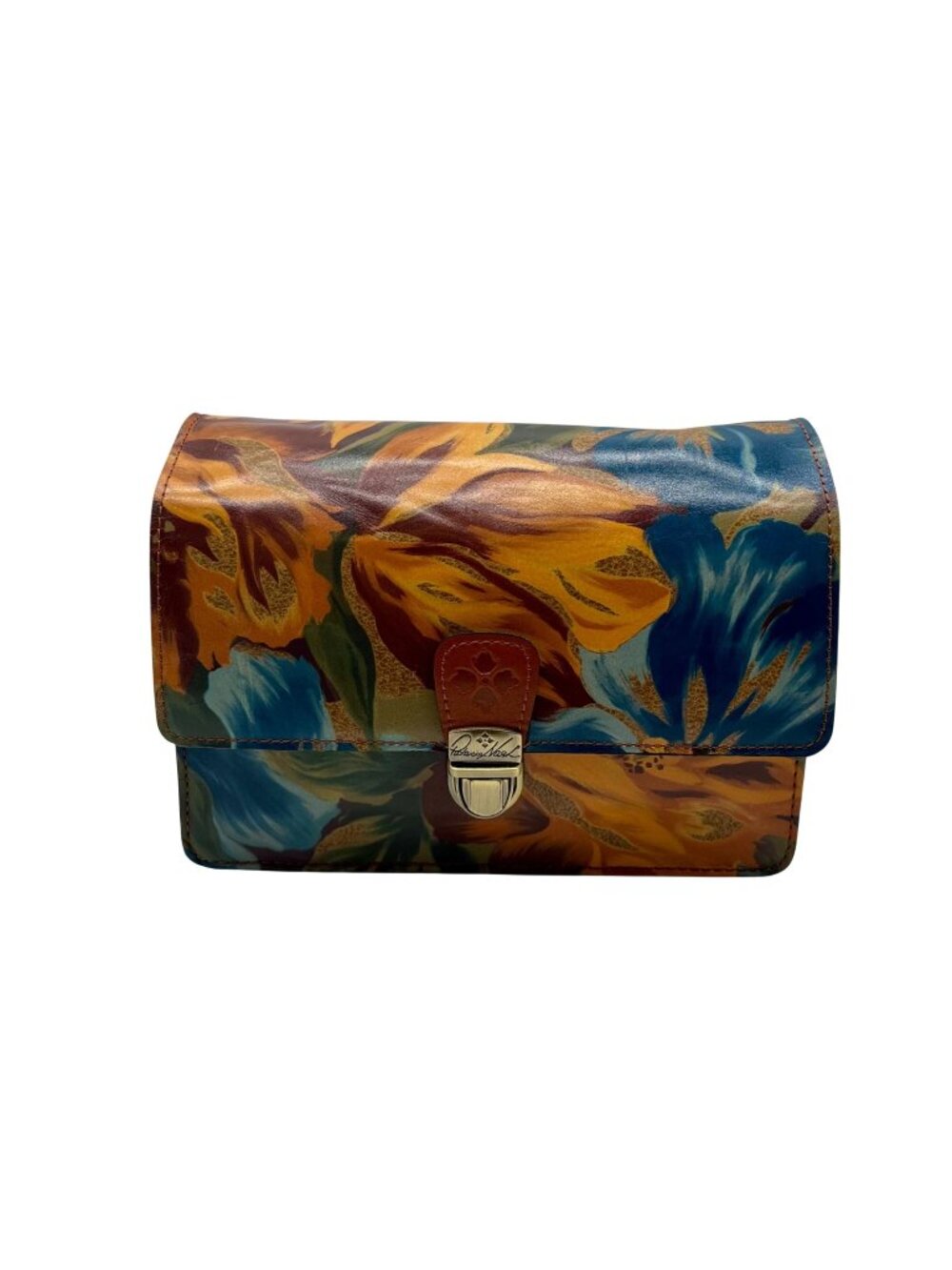 Patricia Nash Brown Lanza Crossbody Bag